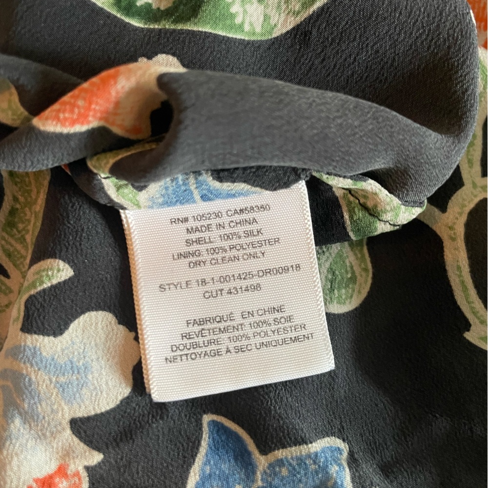 Joie Deme Floral Printed Silk Midi Dress - Picture 8 of 10